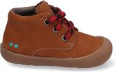 Bunnies JR 220550-113 Jongens Lage Sneakers - Bruin - Nubuck - Veters