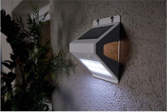 Zie insecten lichten regering Solar LED-lamp met bewegingssensor - Zonne energie zonder kabel | bol.com
