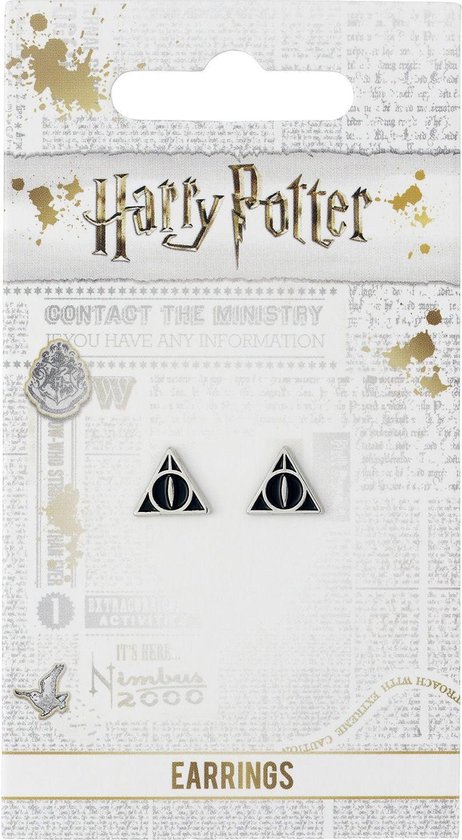 The Carat Shop Harry Potter - Deathly Hallows stud earrings / oorbellen / oorknopjes Jewelry - The Carat Shop