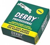 Derby Professional Single Blades 100 pcs | Scheermesjes Vrouw + Man