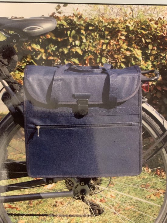 Sac à vélo / porte-bagages / sac à provisions pour vélo Bleu