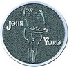 John Lennon - John & Yoko Pin - Grijs