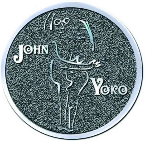 John Lennon - John & Yoko Pin - Grijs