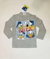 Disney Donald Duck shirt grijs maat 98/104
