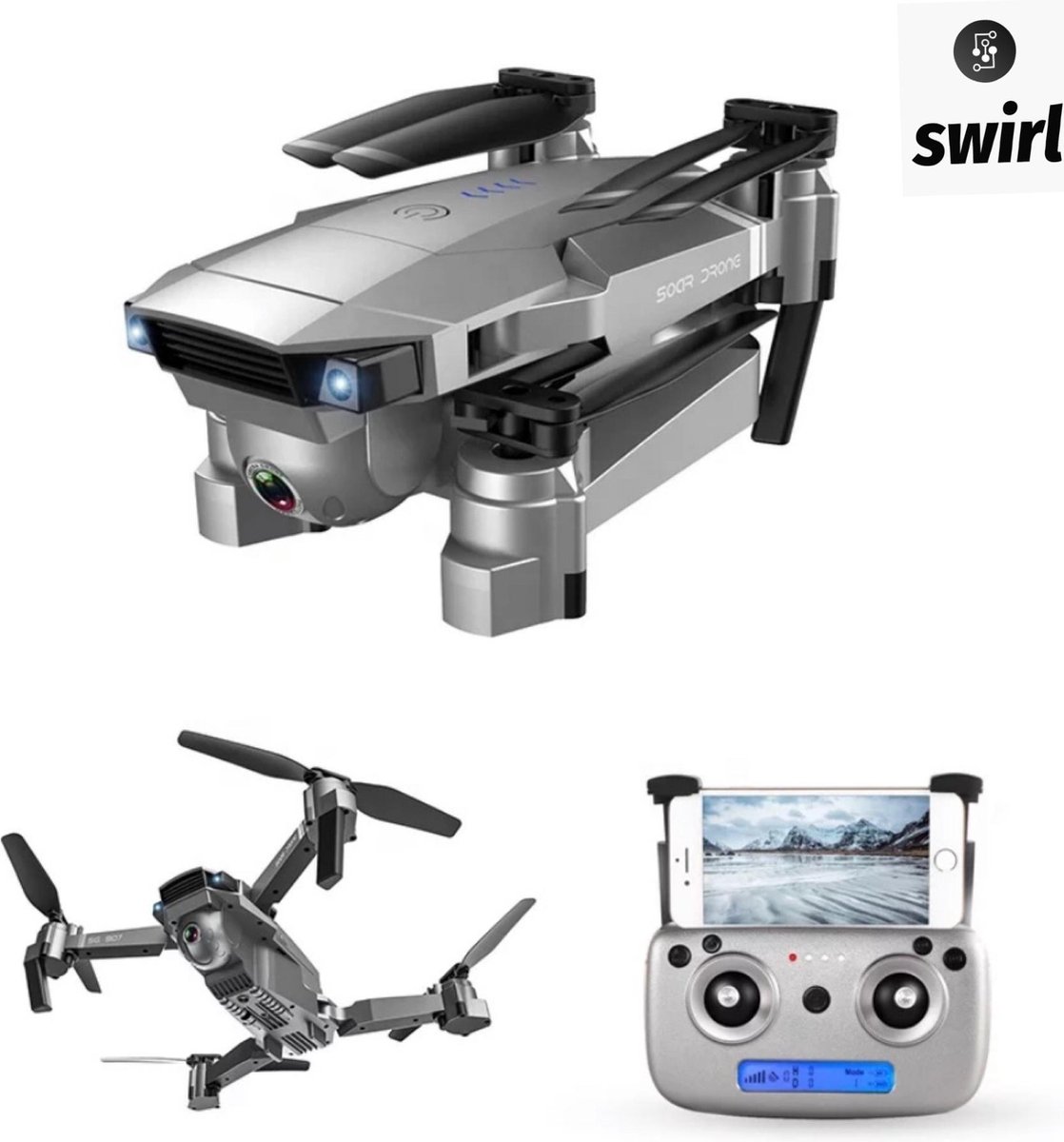 SG907 Smart Drone met Camera - 4K Full HD Dual Camera - 50x Zoom - 5G Wifi - 40 Minuten Vliegtijd - Foto - Video - Quadcopter