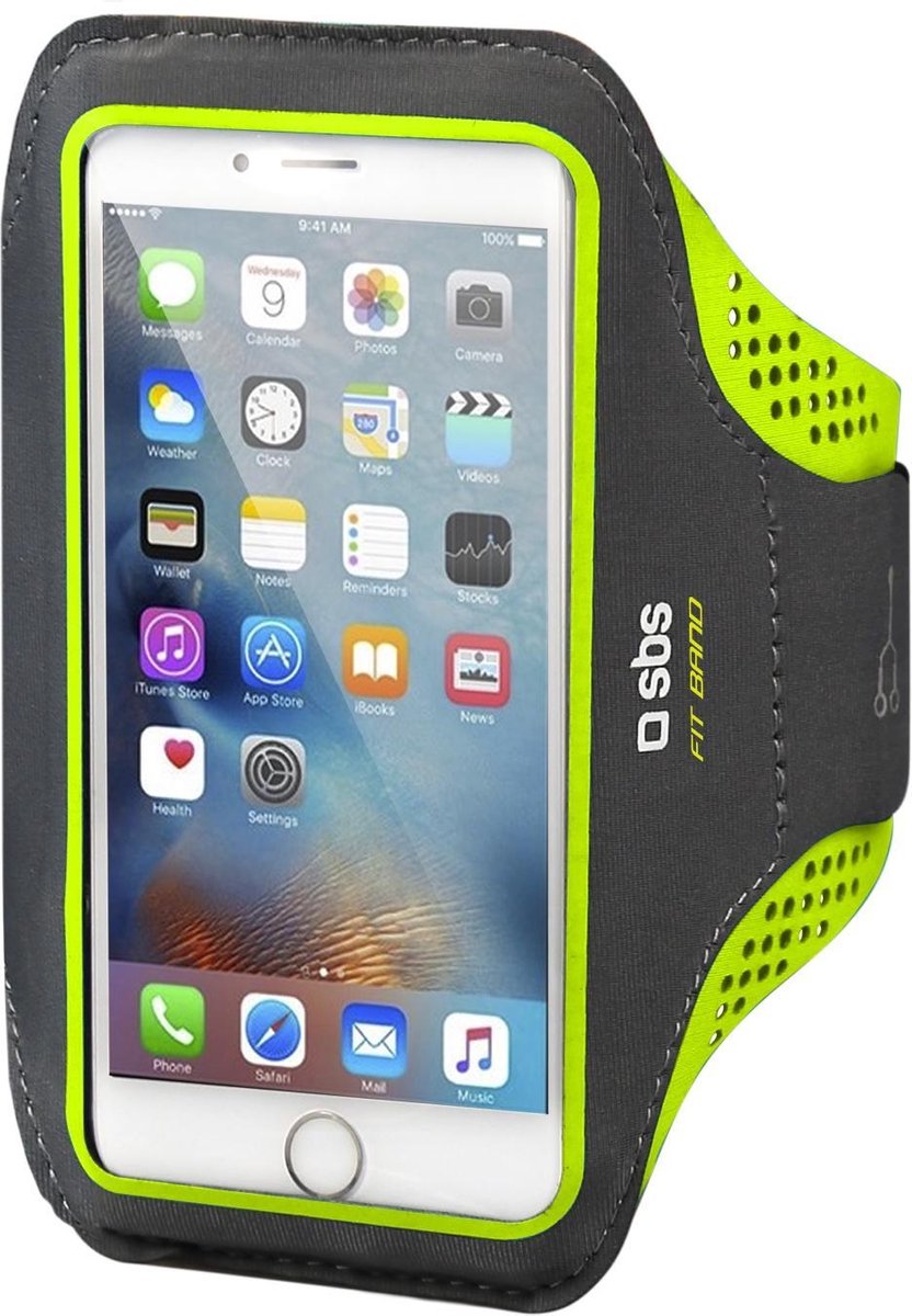 SBS Mobile Universele Sport Smartphone Armband XL - Zwart