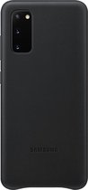 Samsung Leather Hoesje - Samsung Galaxy S20 - Zwart