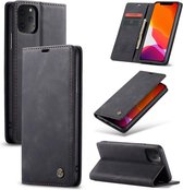 CaseMe Luxe bookcase geschikt voor Apple iPhone 11 Pro - zwart