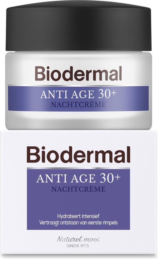 Biodermal Anti Age 30+ - Nachtcrème tegen huidveroudering - 50ml - Biodermal
