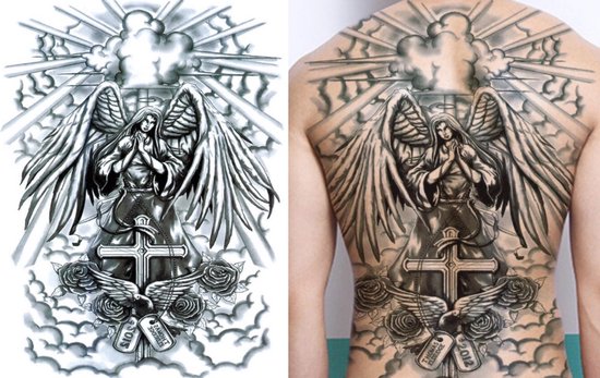 Tijdelijke Plak Tattoo Voor De rug Tattoo | Nep Tattoo | Tijdelijke Plak Tattoo |... | bol.com