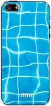 iPhone SE (2016) Hoesje Transparant TPU Case - Blue Pool #ffffff