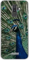Samsung Galaxy J8 (2018) Hoesje Transparant TPU Case - Peacock #ffffff