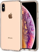 Hoesje Apple iPhone Xs - Spigen Liquid Crystal Case - Doorzichtig/Transparant