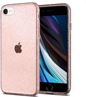 Hoesje Apple iPhone 7 / 8 iPhone SE (2020)  - Spigen Liquid Crystal Case - Glitter/Roze