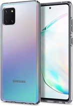 Hoesje Samsung Galaxy Note 10 Lite - Spigen Liquid Crystal Case - Doorzichtig/Transparant