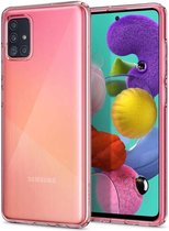 Hoesje Samsung Galaxy A51 - Spigen Liquid Crystal Case - Doorzichtig/Transparant