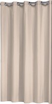 Sealskin Coloris - Rideau de douche 180x200 cm - Polyester / Coton Écru