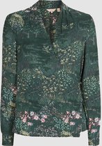Ted Baker • groene overslag blouse met bloemen • maat 42 (4)