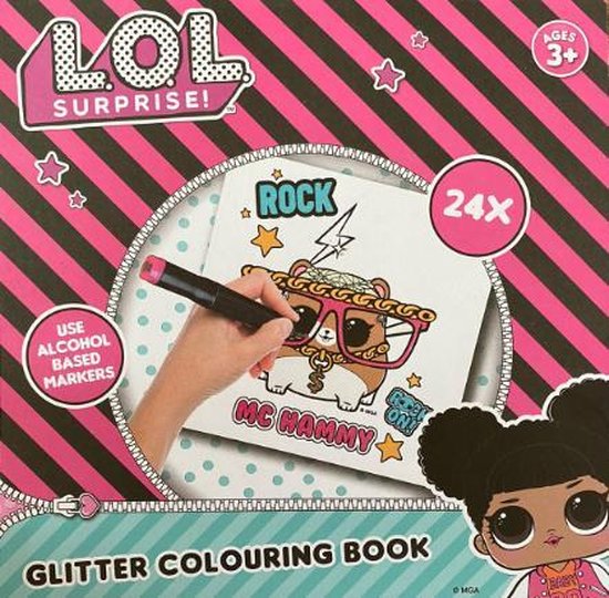 L.O.L. Surprise! OMG Glitter kleurboek - L.O.L. speelgoed - Glitter... | bol.com
