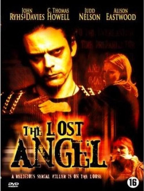 De poster voor 'The Lost Angel' toont een man met een pistool, met twee vrouwen op de achtergrond. De titel 'The Lost Angel' is prominent aanwezig.