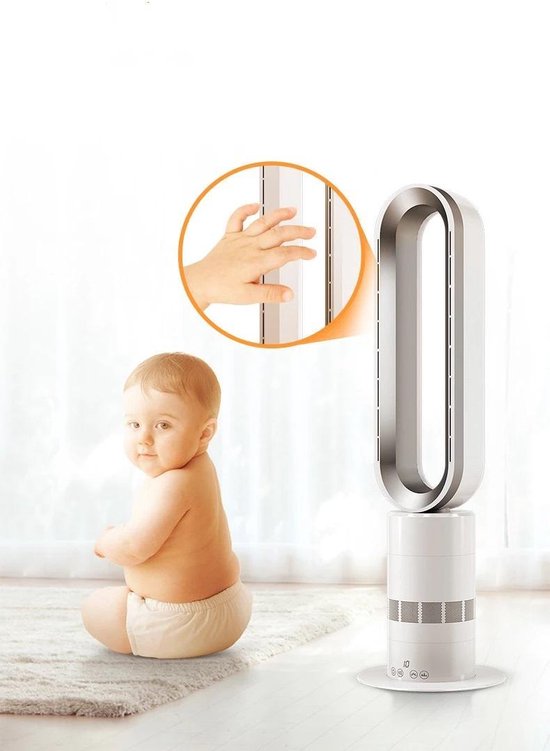 Bol Com Tp 18rpo Verkoeling Of Verwarming Ventilator Torenventilator Wit Zilver