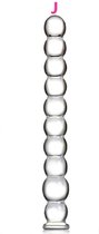 Glazen Dildo Type J Van 26 CM Op 3 CM | Dildo Van Glas Voor Stimulatie Van Vagina Of Anaal / Prostaat