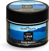 Olive Touch Black Lava - Anti-aging lichaamsboter met 100% Griekse biologische olijfolie, vitamine E, vulkaanextracten en anti-aging eigenschappen - Black Lava Effect Body Butter, natuurlijke