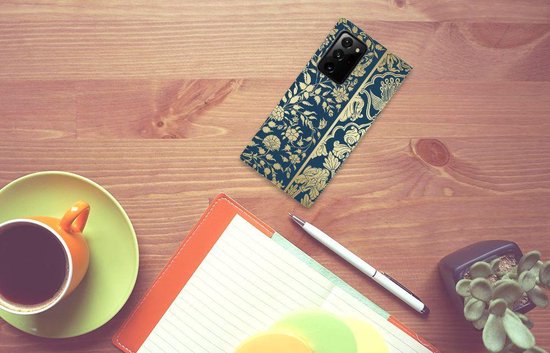 Coque de téléphone Samsung Galaxy Note 20 Ultra photo Fleurs dorées