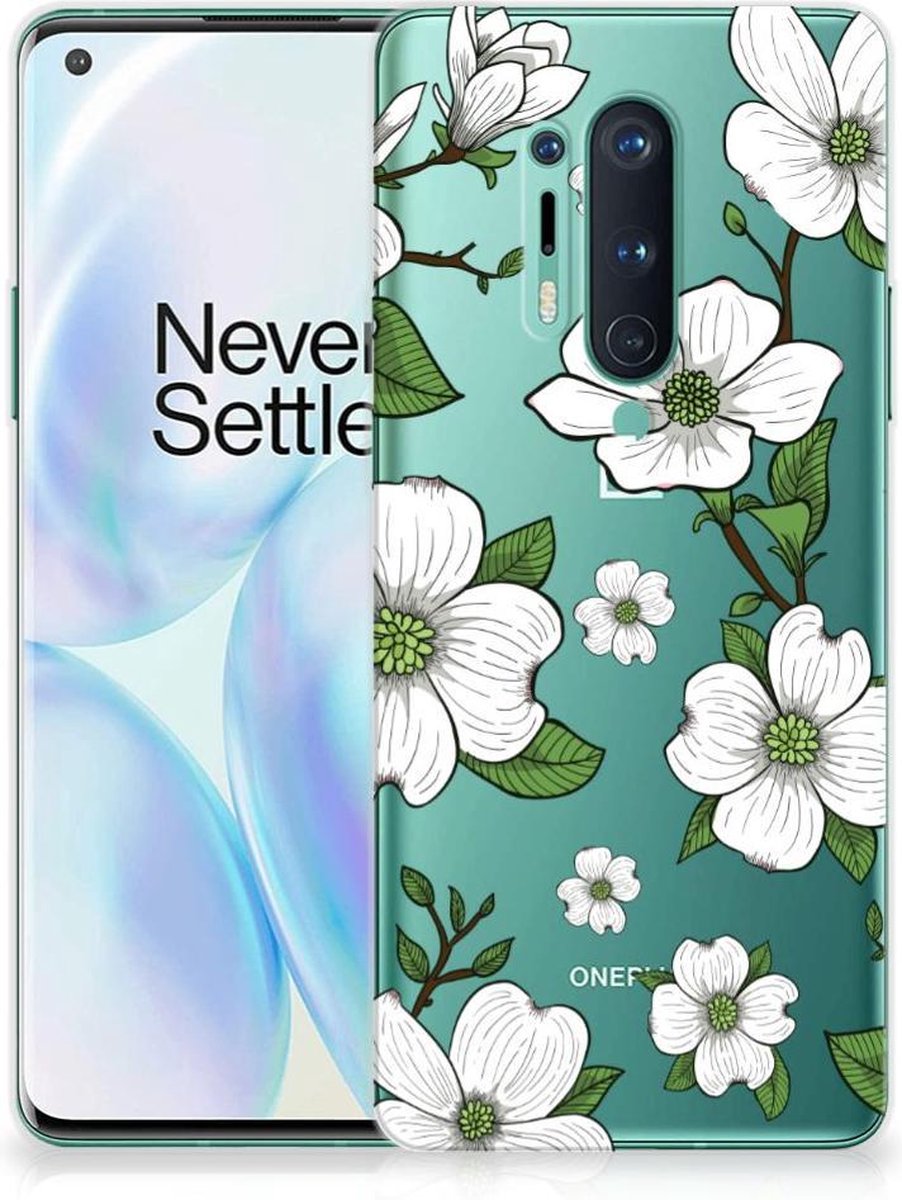 OnePlus 8 Pro TPU Case Dogwood Flowers