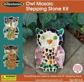 Milestones - Mozaiëk Stepping Stone Kit - Uil - 20cm