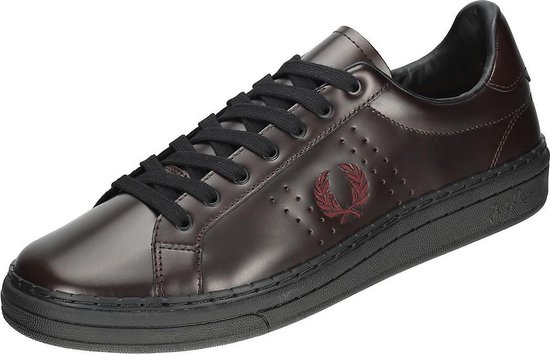 Fred Perry B721 High Shine Leather B721 Oxblood - Neat Casual Leather -  Pour Hommes... | bol.com