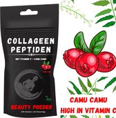 Camu Camu Collageen poeder | Gezond huid en haar | 100% Collagen | stralende en elastische huid | Hoog in Vitamine C| Skin health and glow| Anti-rimpel | Protein