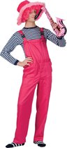 ESPA - Fluo roze tuinbroek voor volwassenen - XL