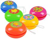 Boland Gekleurde Mini-jojo's 4 Cm Junior 5 Stuks