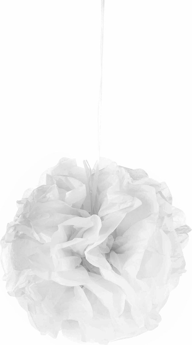 Vegaoo - Witte papier plafonddecoratie