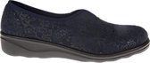 Westland -Dames -  blauw donker - pantoffel gesloten - maat 38