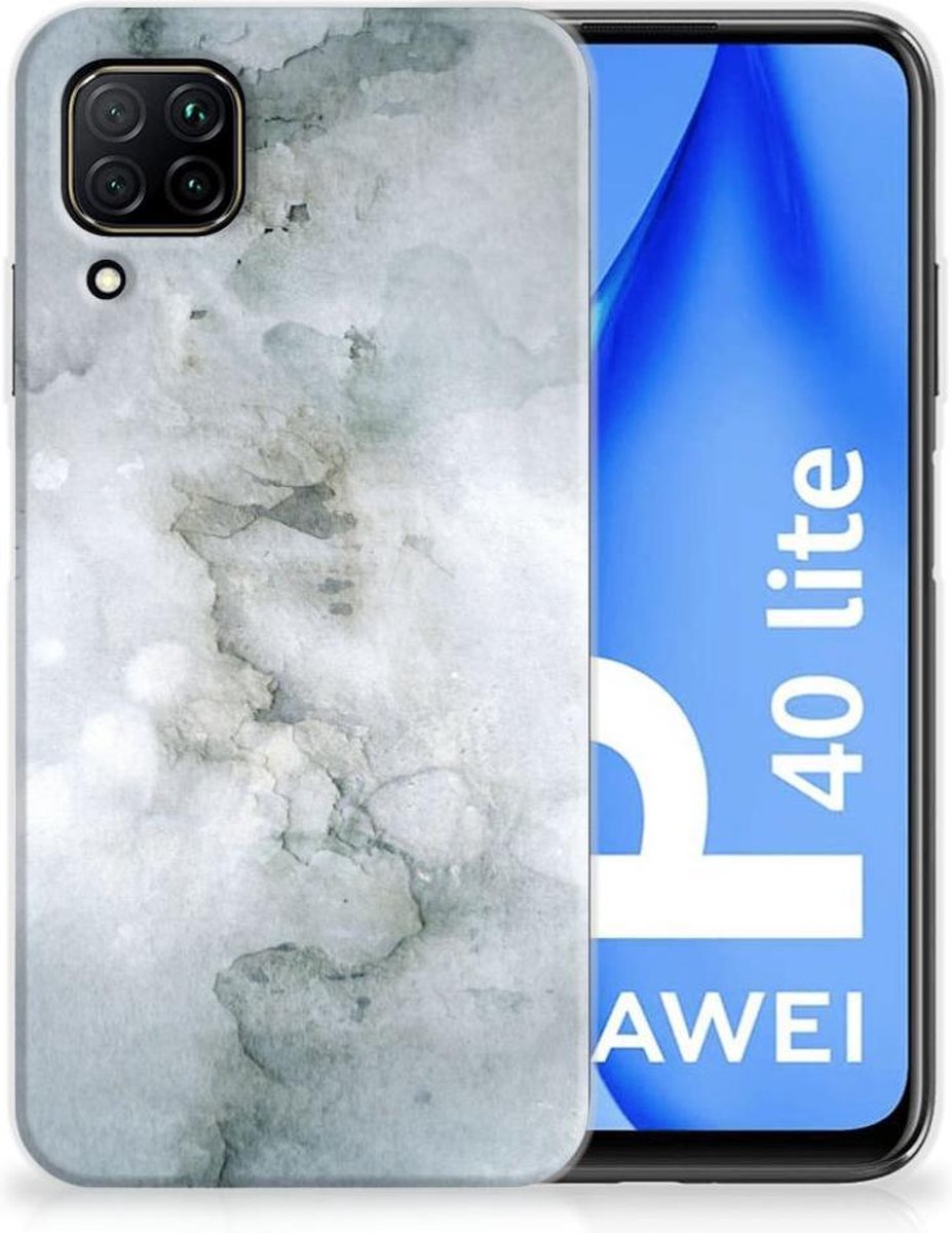Hoesje maken Huawei P40 Lite Painting Grey