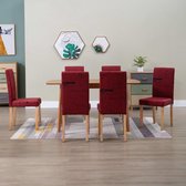 Eetkamerstoelen set 6 stuks (Incl LW anti kras viltjes) - Eetkamer stoelen - Extra stoelen voor huiskamer - Dineerstoelen – Tafelstoelen