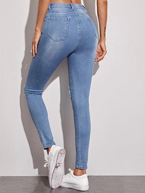 stimuleren Ventileren Iets Dames denim jeans spijkerbroek | SHEIN | maat M | bol.com