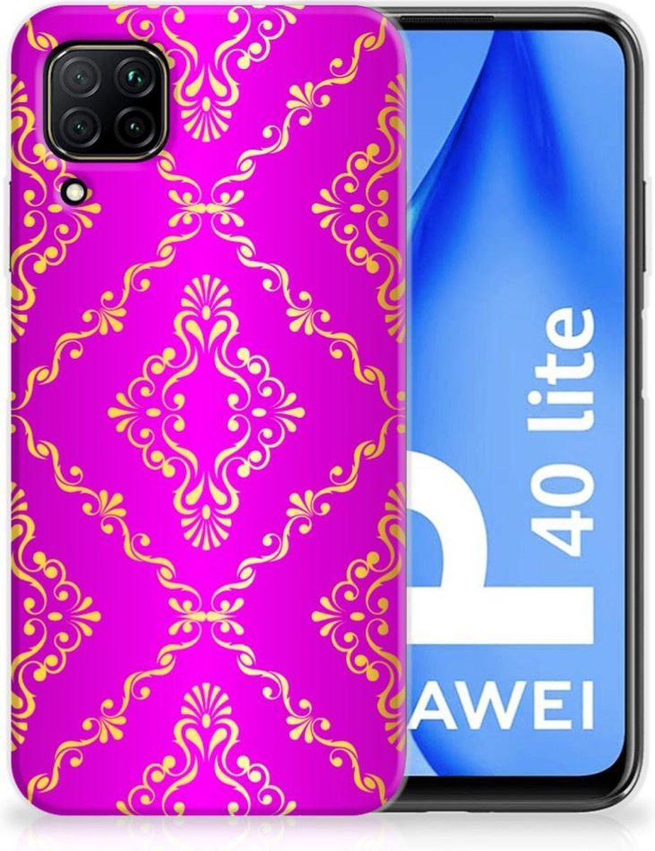 Siliconen Hoesje Huawei P40 Lite Barok Roze