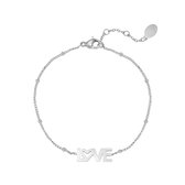 Armband - Love - Zilverkleurig - Stainless steel