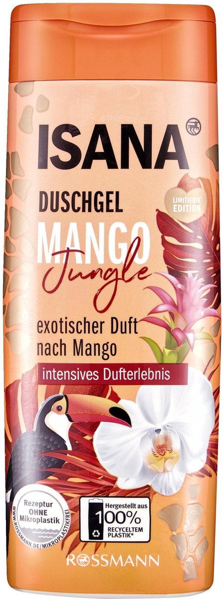 ISANA Douchegel Mango Jungle - exotische geur van mango (300 ml)