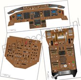 Boeing 777 - 200 / 300 - Triple-A (elk instrument panel op een eigen poster) FlightDeckPoster / Cockpitposter / Cockpit poster / Cockpit mockup