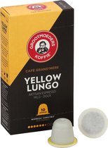 Grootmoeders Koffie | Koffiecups Yellow Lungo | 100 stuks