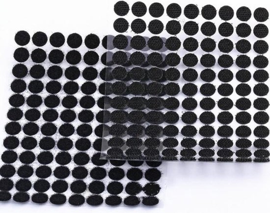 Velcro auto-adhésif - Set de 99 pièces (total 198 pièces) - 10 mm de  diamètre 