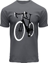 Fox Originals Shadow Bike Essentials T-shirt Heren & Dames Katoen Grijs Maat 2XL