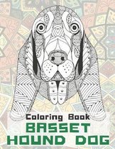 Basset hound Dog - Coloring Book