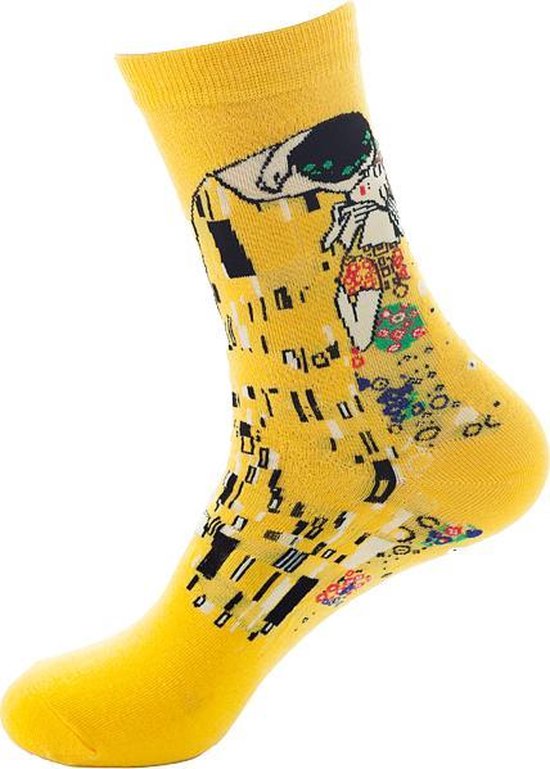 Chaussettes artistiques - Gustav Klimt - Le baiser - Taille unique unique /  pour tous | bol.com