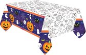 Amscan Tafelkleed Halloween Junior 2 Meter Papier Paars/wit