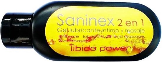 Saninex 2 En 1 Lubricante Intimo Y Masaje Libido Power Saninex Oilslubes 1747